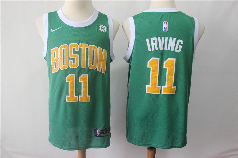 Men Boston Celtics #11 Irving Green City Edition Game Nike NBA Jerseys->boston celtics->NBA Jersey